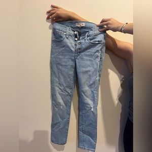 Madewell 9” Skinny Highrise Jeans